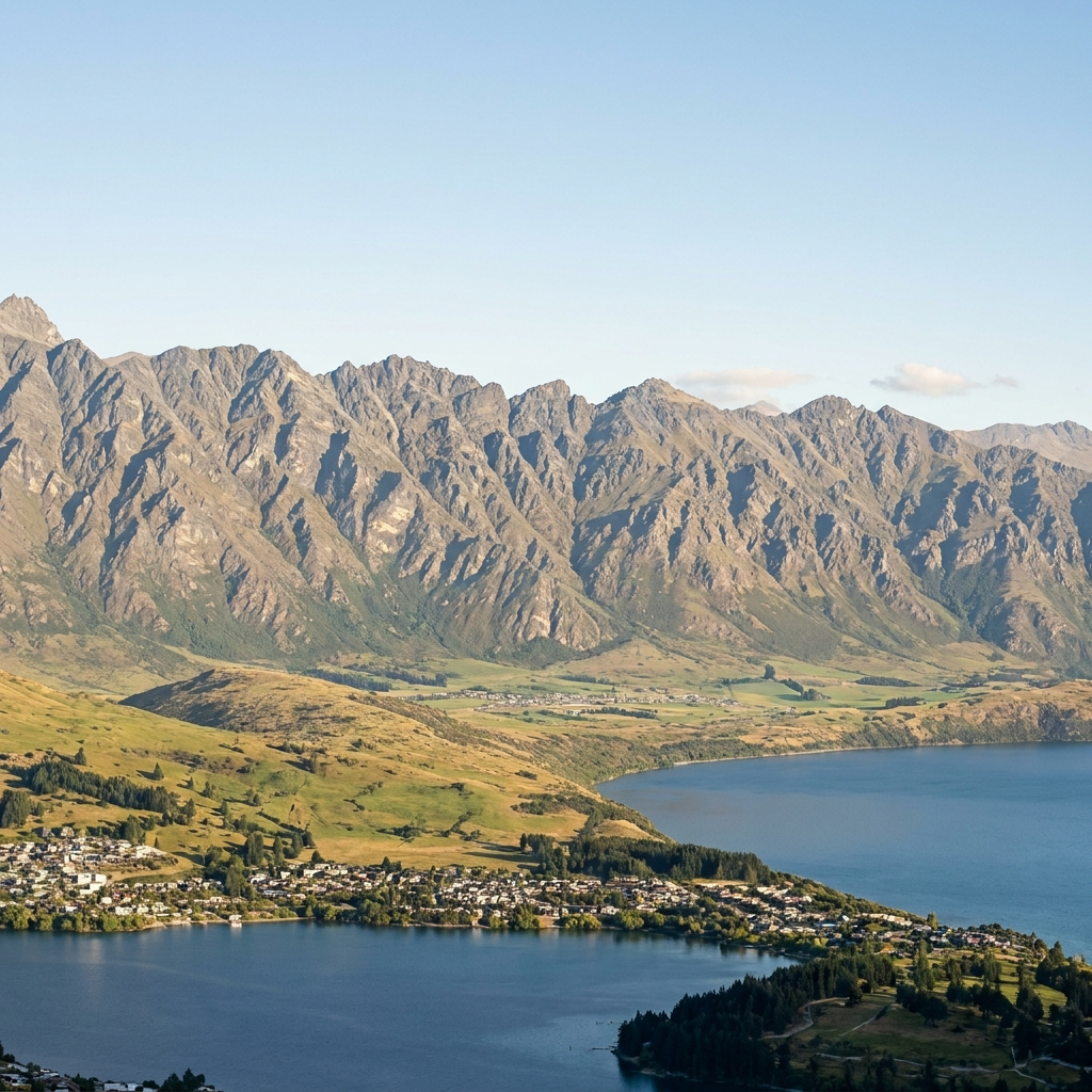 Lake Wakatipu and the Remarkables at Queenstown