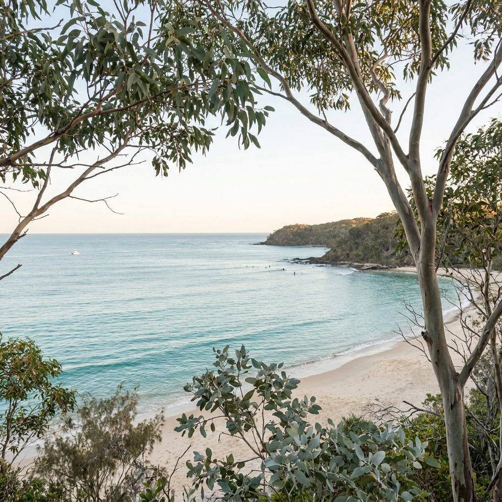 Noosa National Park headland and Laguna Bay