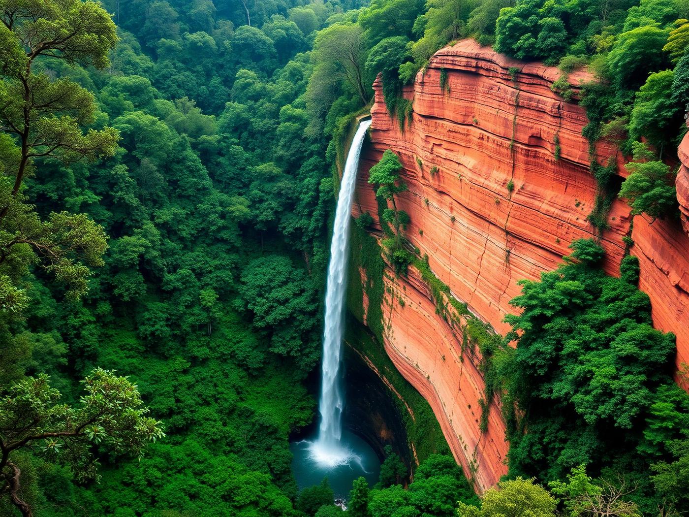 Escarpment and rainforest country inland from the Byron coast